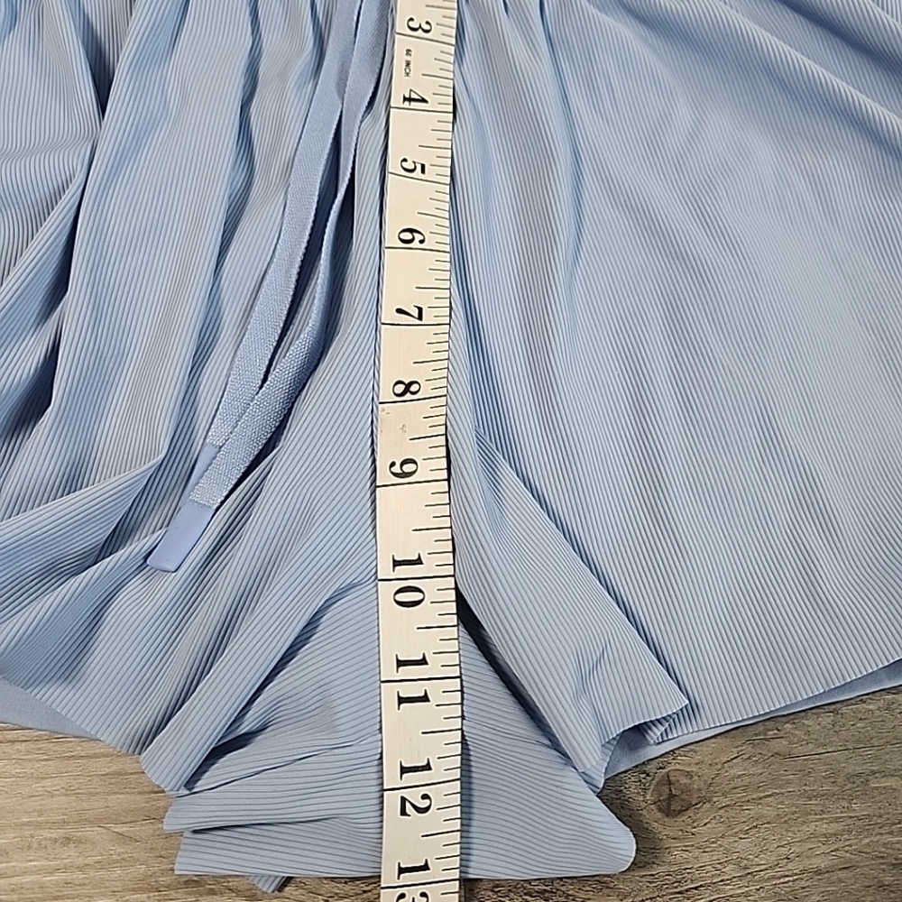 Joy Lab Game Day Double Layer Run Shorts 2.5" XSmall Elastic Waist Blue - Picture 7 of 9